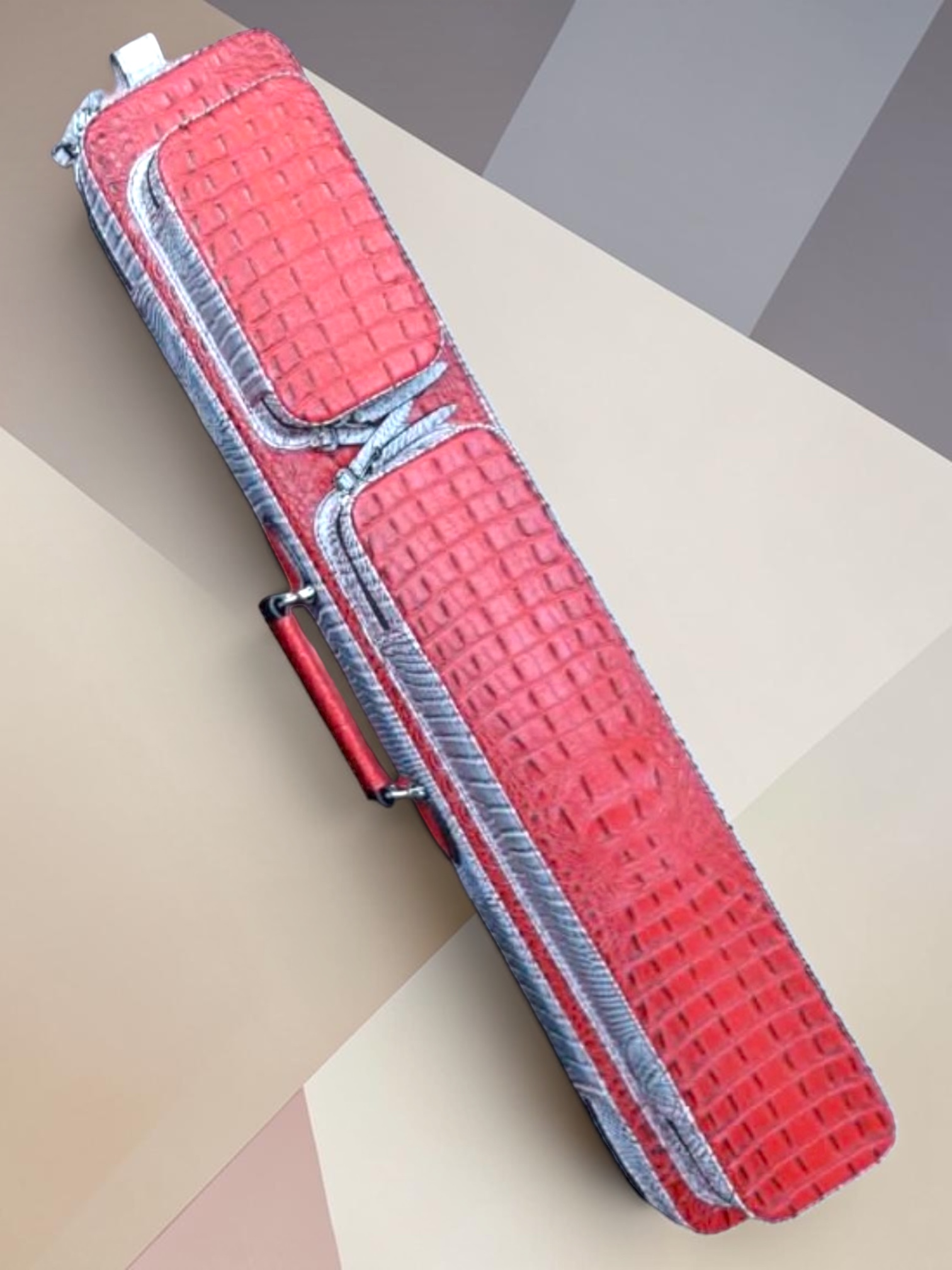 VOLTURI  SOFT CASE  Crocodile   CW3×6　#White×Red