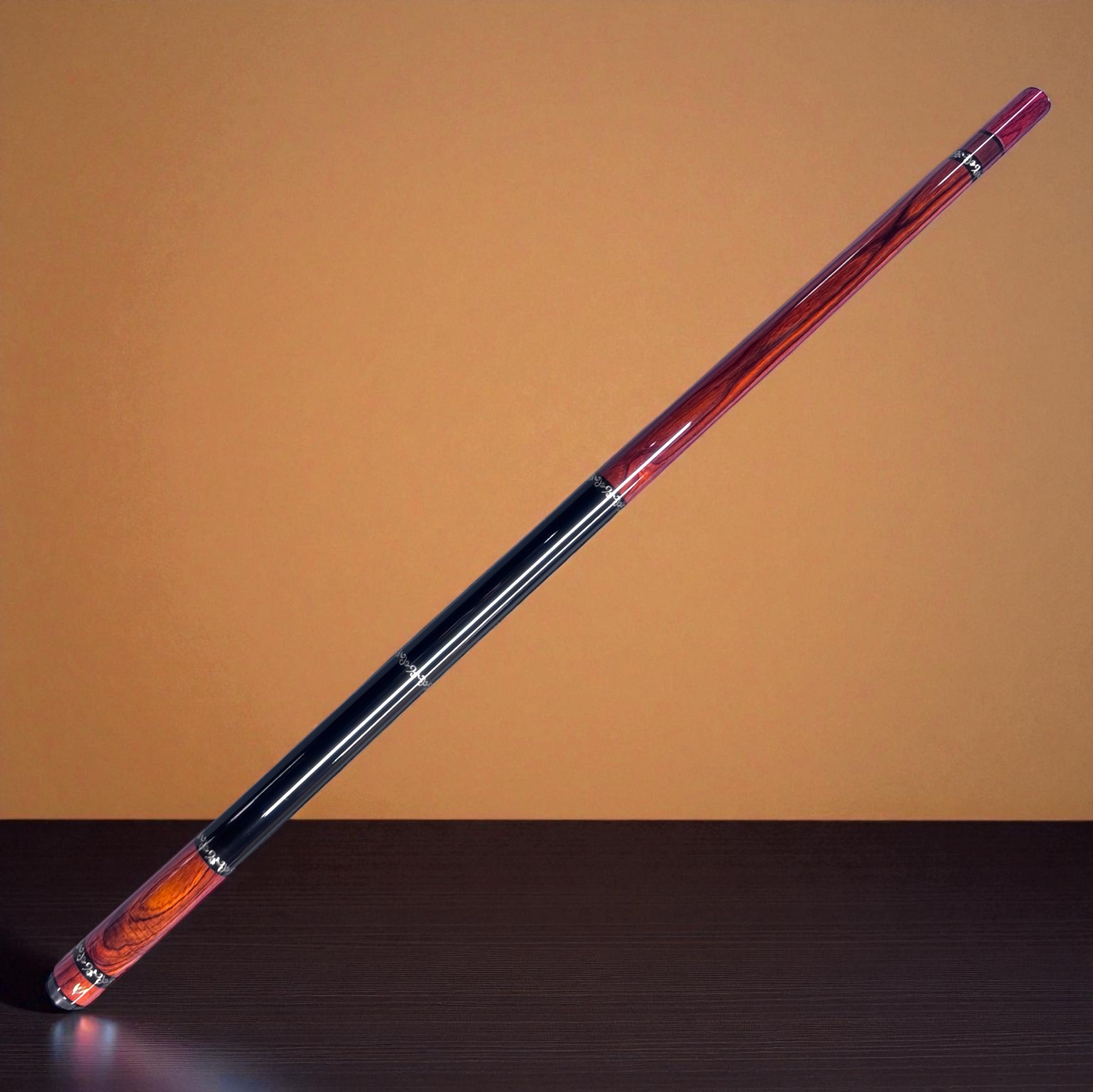 Yi 翼 CUSTOM CUE  #Cocobolo / Straight Model / 革巻白リング