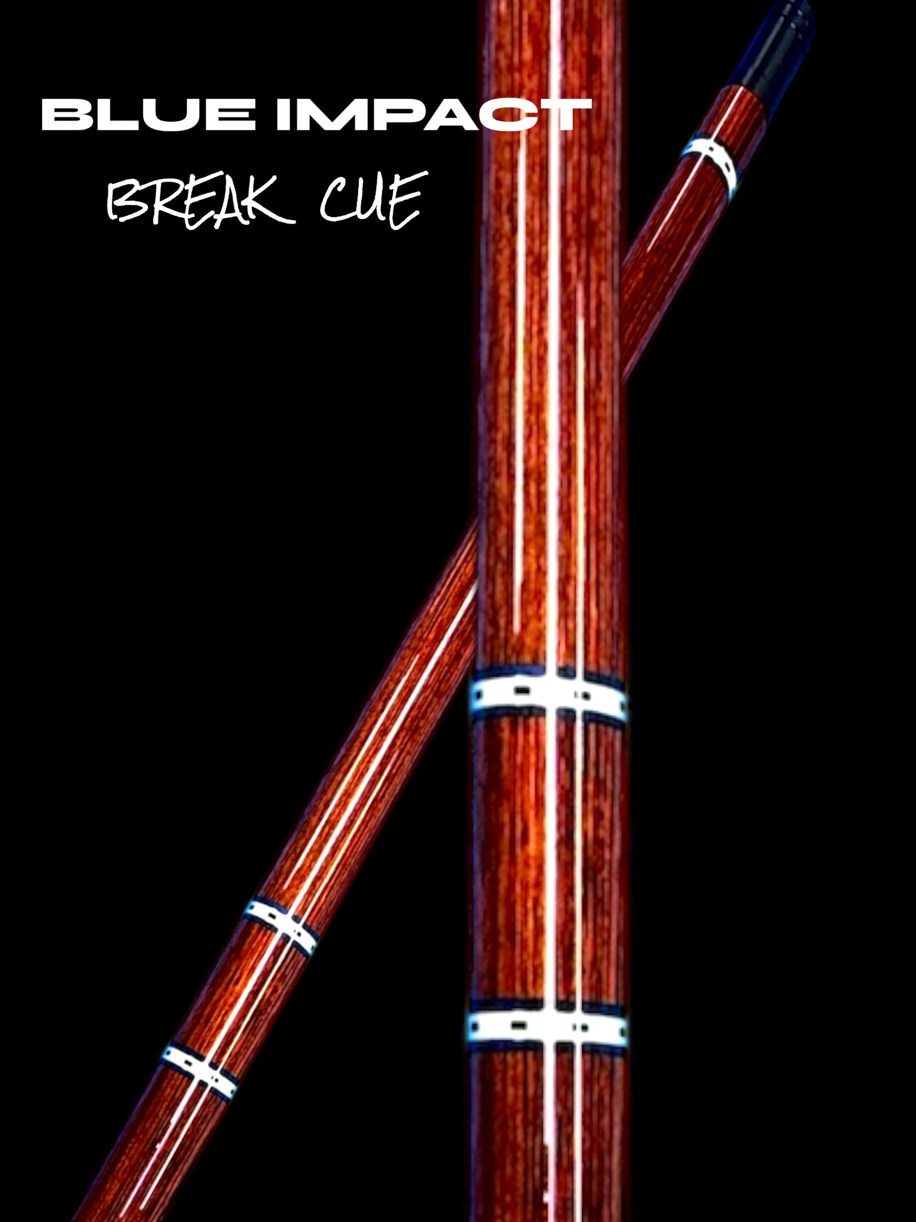 BLUE IMPACT BREAK CUE